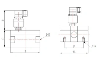 Gear Flowmeter Design Drawing